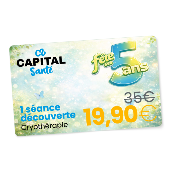Offre spéciale anniversaire - 1 Séance cryothérapie