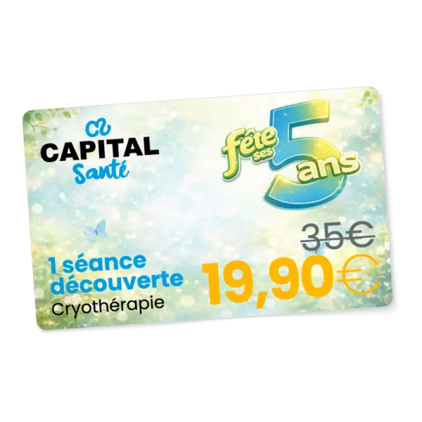 Offre spéciale anniversaire - 1 Séance cryothérapie